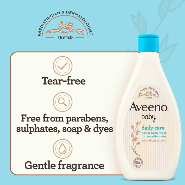 AVEENO® Baby Daily Care Hair & Body Wash, 400ml