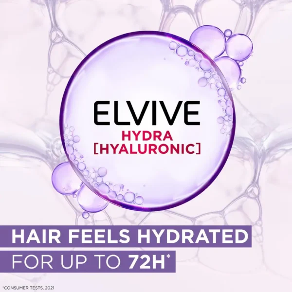 L’oreal Paris Elvive Hydra Hyaluronic Shampoo with Hyaluronic Acid for Dry Hair